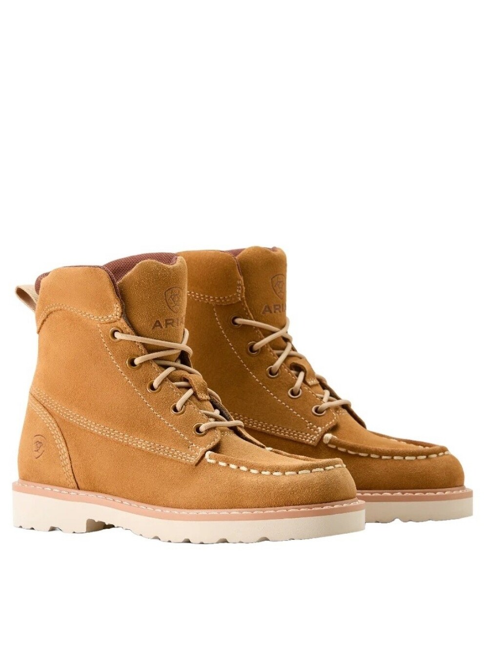 Ariat NWT Children's Rebar Lift Wheat Suede Lace Up Boot 10053778 Size 2.5